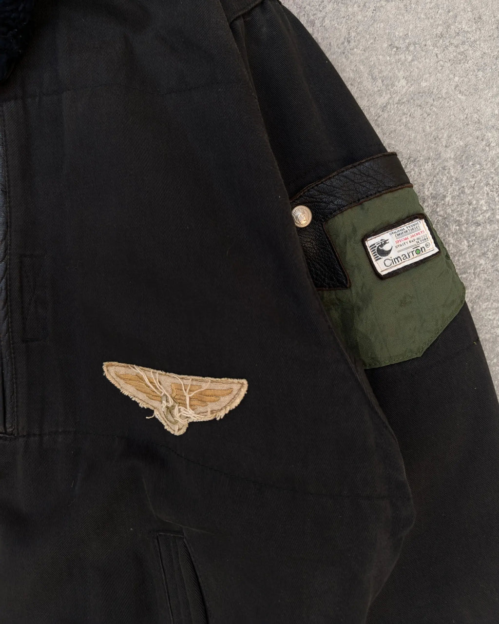 Very Rare 1980s Cimarron American Pilot Wear Bomber Jacket