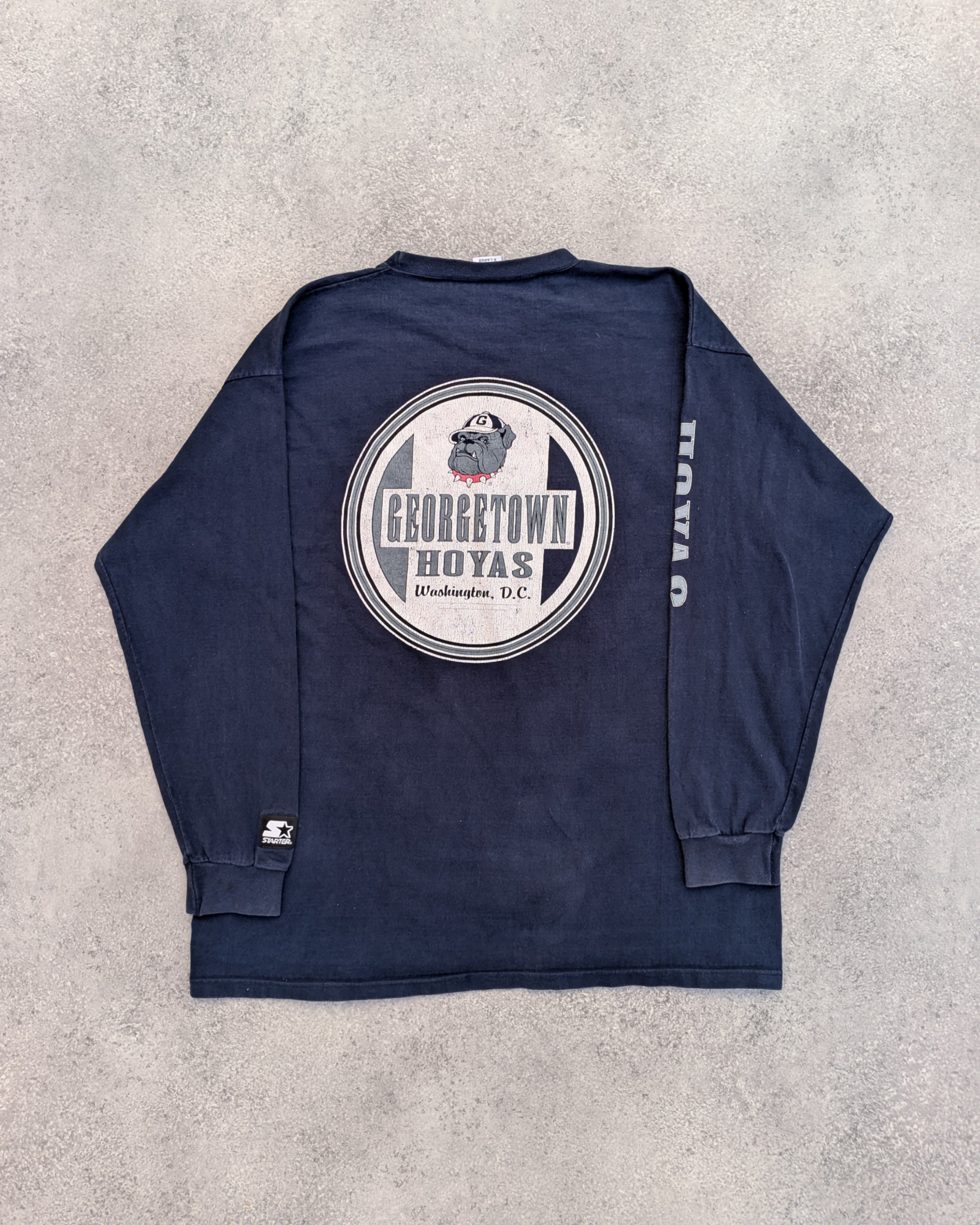 Rare Vintage Starter Georgetown Hoyas long-sleeve t-shirt