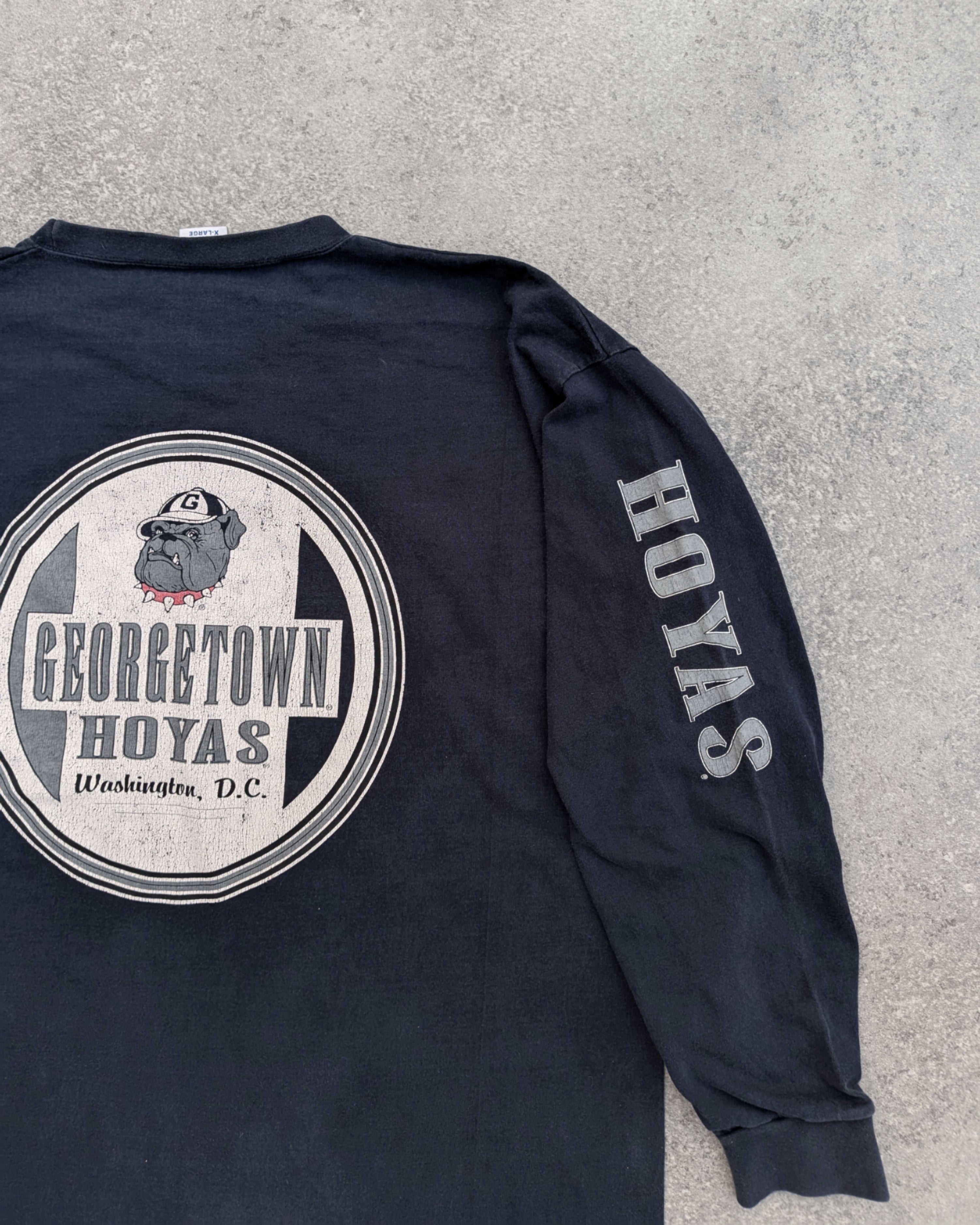 Rare Vintage Starter Georgetown Hoyas long-sleeve t-shirt